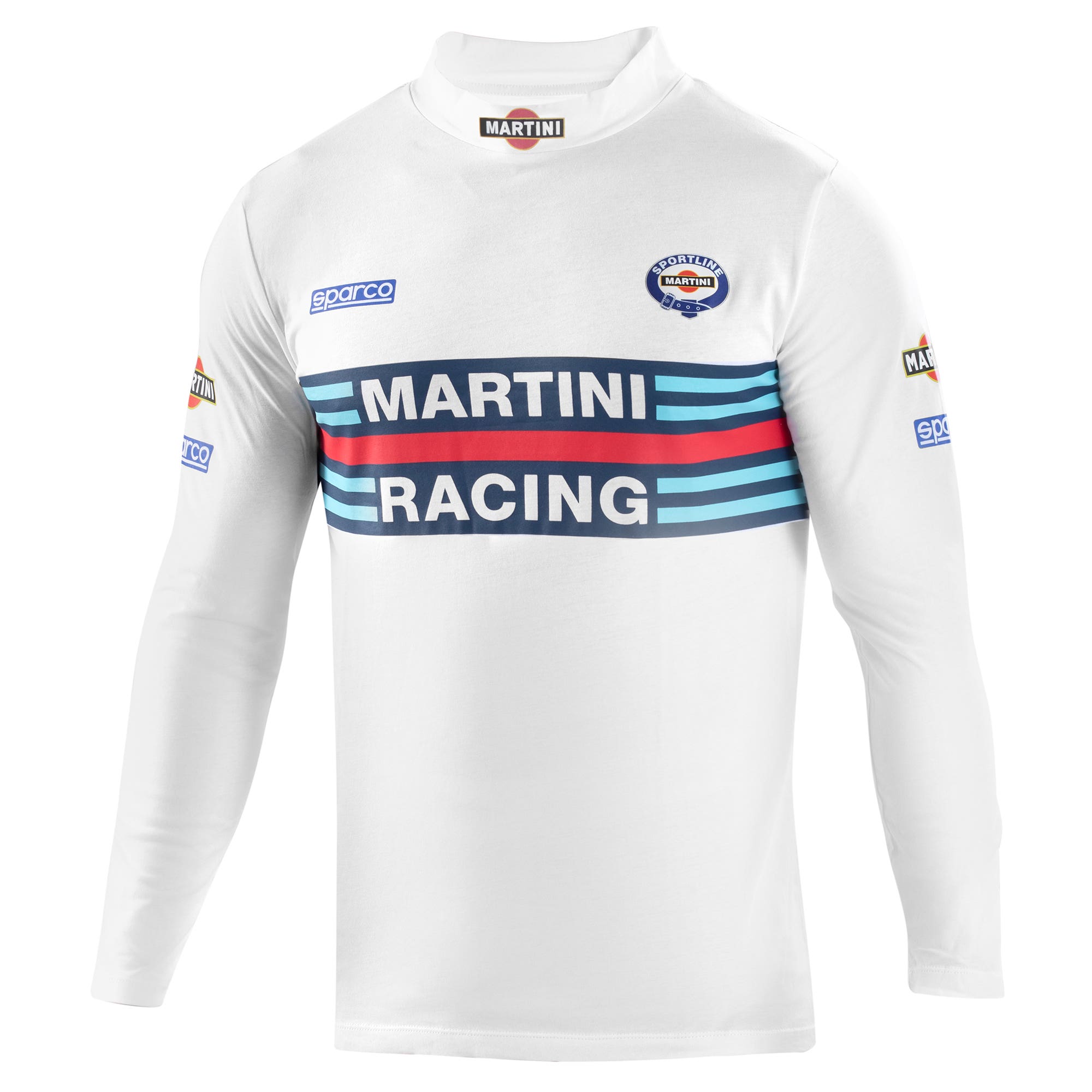 T-SHIRT LONG SLEEVES HIGH COLLAR REPLICA MARTINI RACING - Sparco Shop