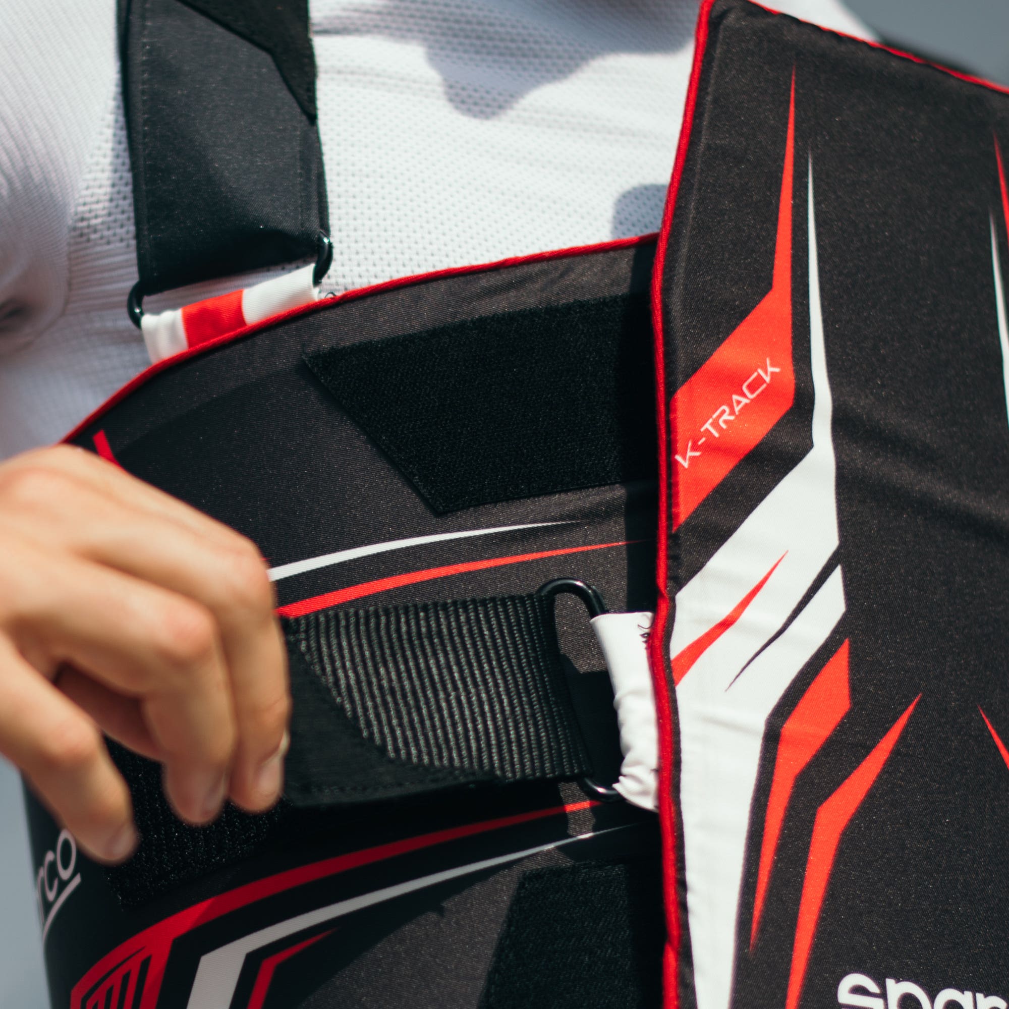 VESTA DE PROTECTIE PENTRU KARTING, SPARCO K-TRACK, OMOLOGARE FIA 8870-2018