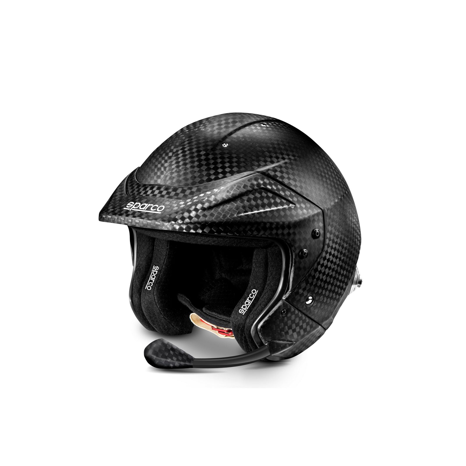 CASCA RACING SPARCO PRIME RJ-i SUPERCARBON, OMOLOGARE FIA 8860-2018, OPEN FACE, JET, DESCHISA, CU SISTEM DE COMUNICARE INCLUS, CU CLEME HANS
