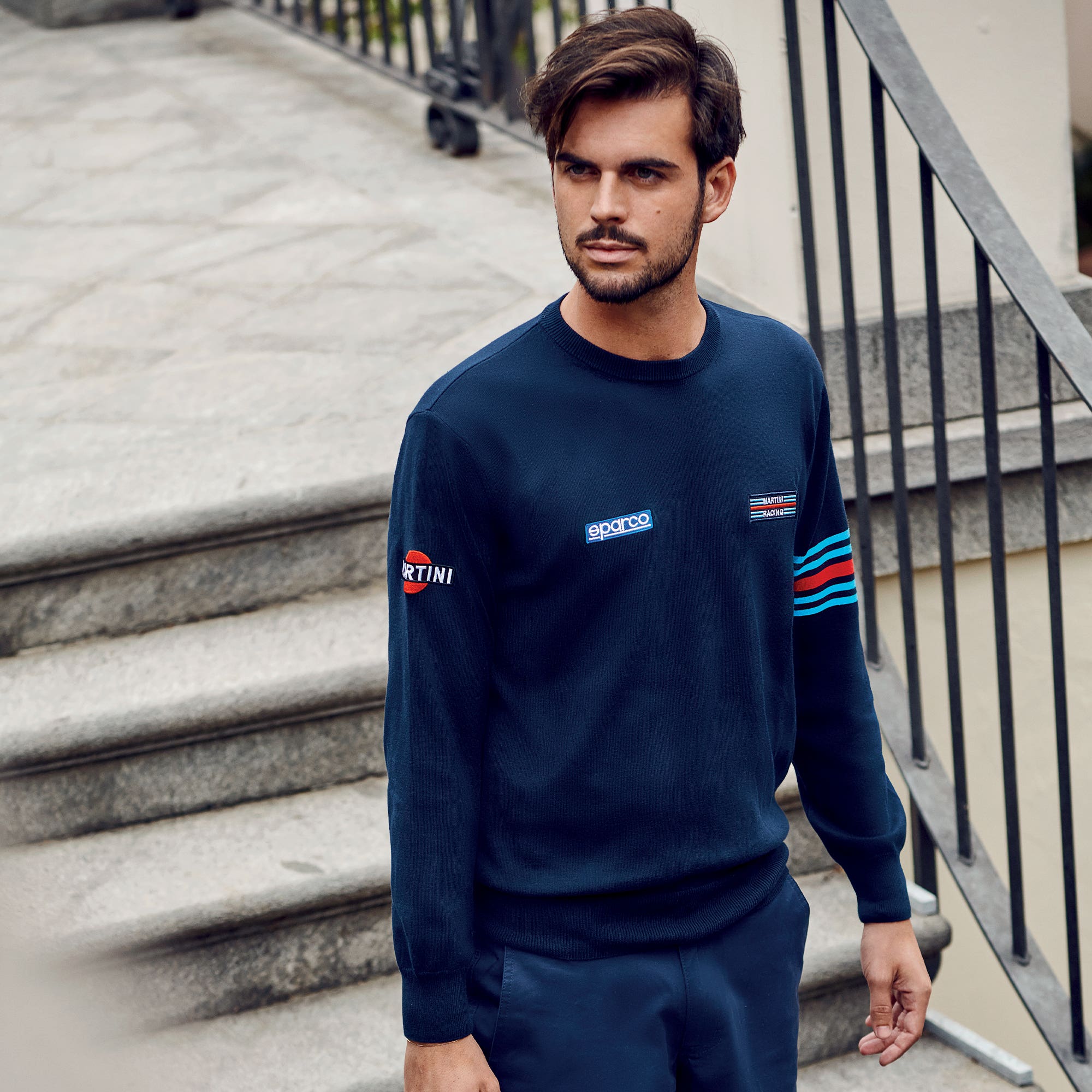 PULOVER SPARCO MARTINI RACING, DIN BUMBAC 100%