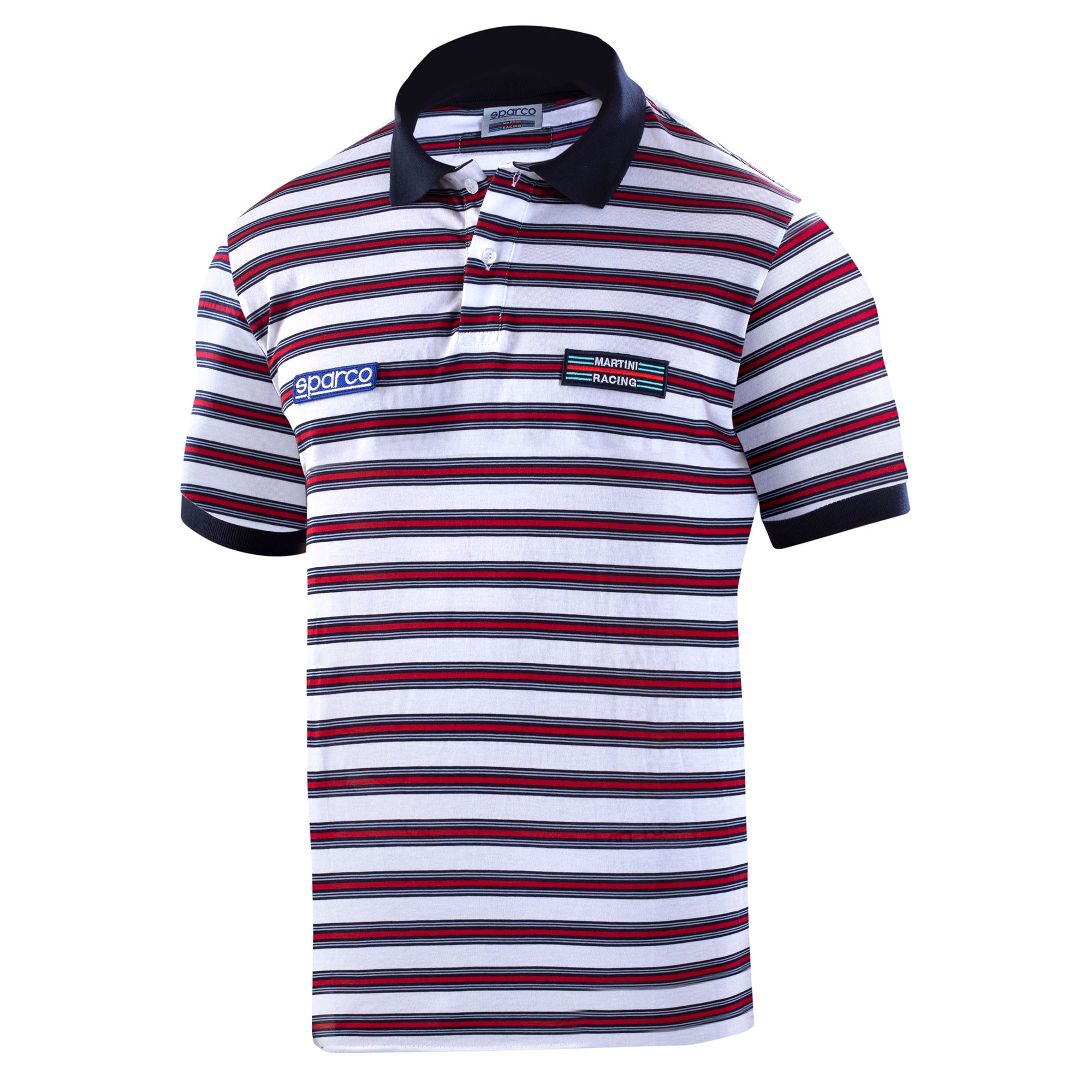 POLO REPLICA SPORTLINE STRIPES - Sparco Shop