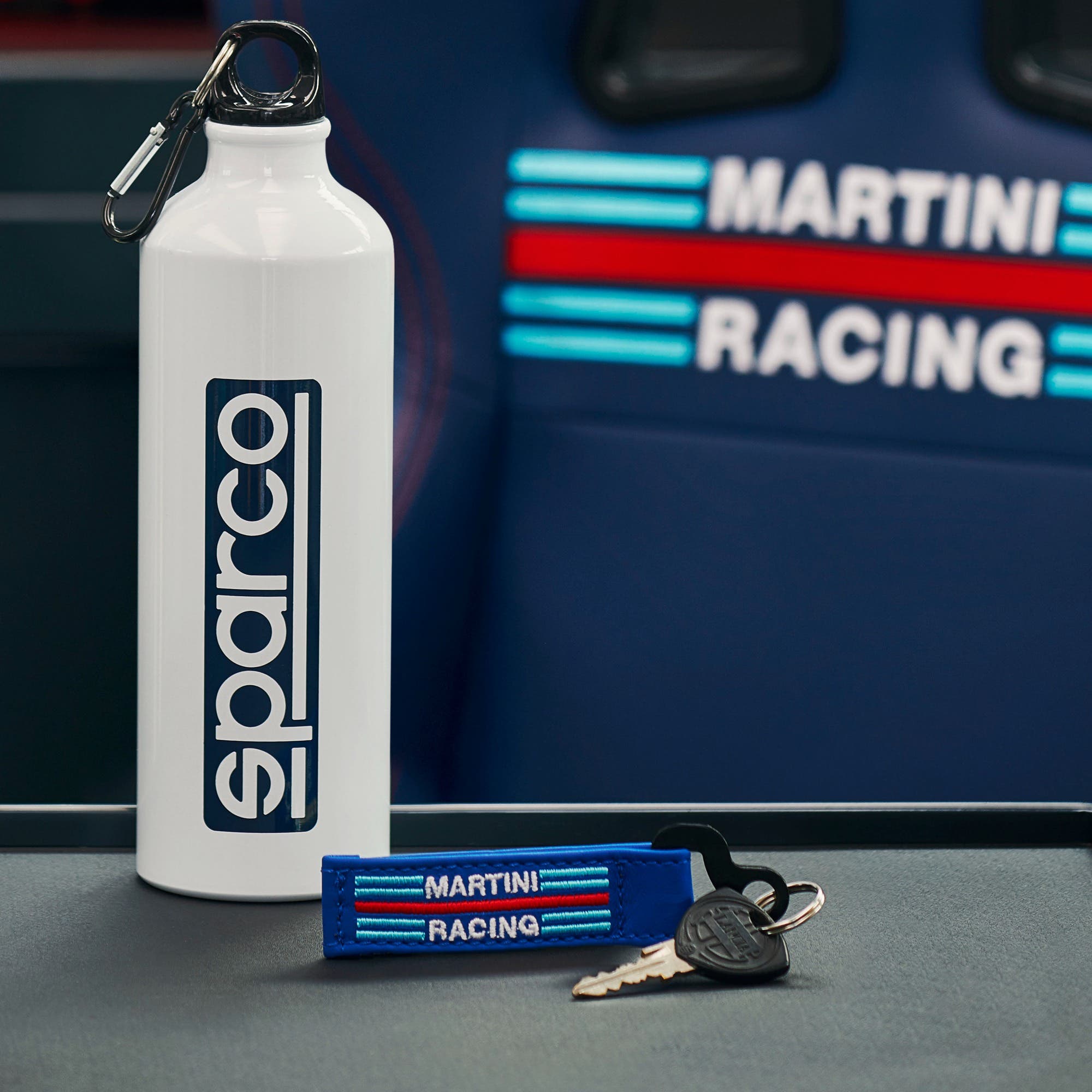 BRELOC DIN PIELE SPARCO MARTINI RACING