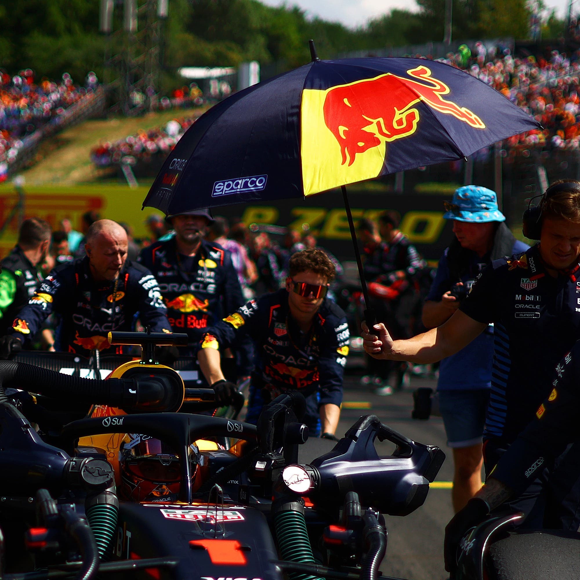 UMBRELA MARE SPARCO - ORACLE RED BULL RACING, CU DESCHIDERE AUTOMATA, Ø120CM