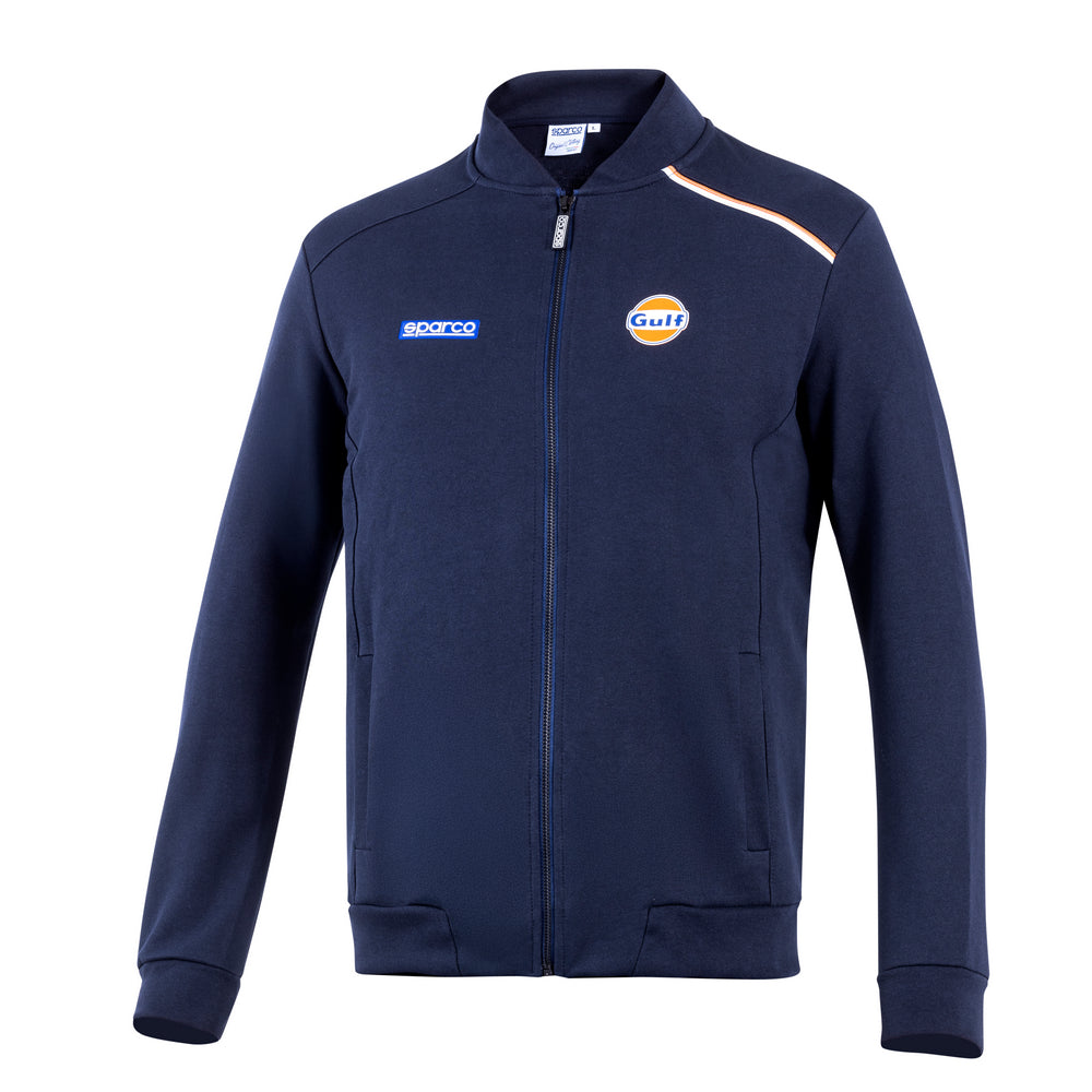 HANORAC SPARCO - GULF FULL ZIP SWEATSHIRT, CU FERMOAR