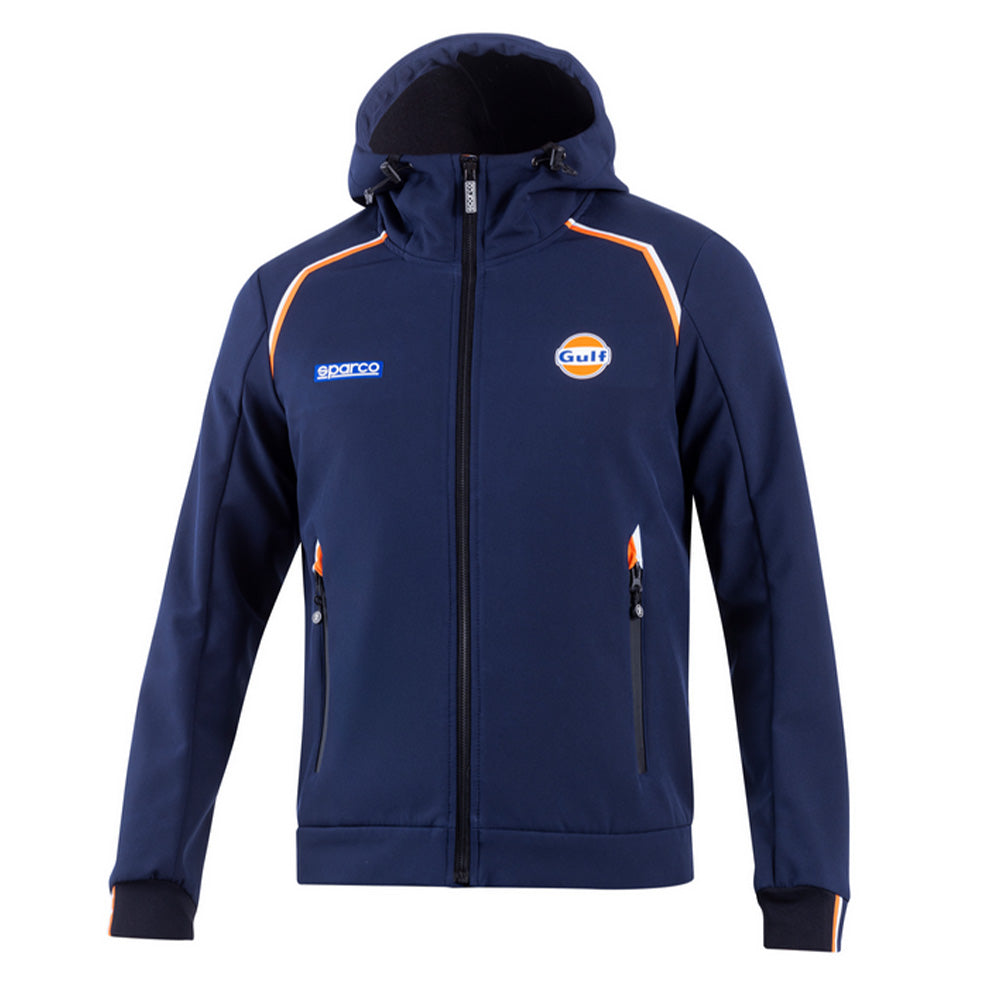 HANORAC SPARCO - GULF SL SOFT-SHELL , CU GLUGA SI FERMOAR