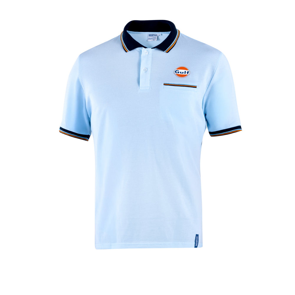 TRICOU POLO PIQUE CU BUZUNAR SPARCO - GULF POCKET