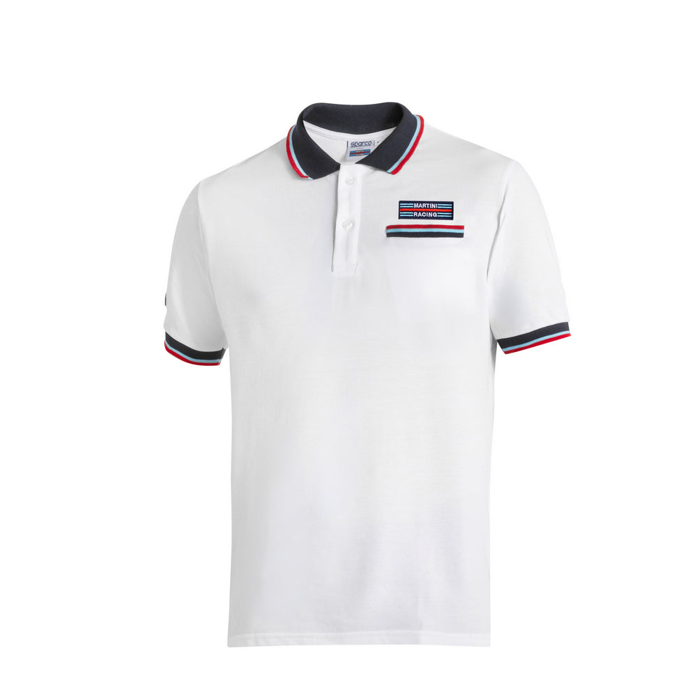 TRICOU POLO PIQUE CU BUZUNAR SPARCO REPLICA MARTINI RACING