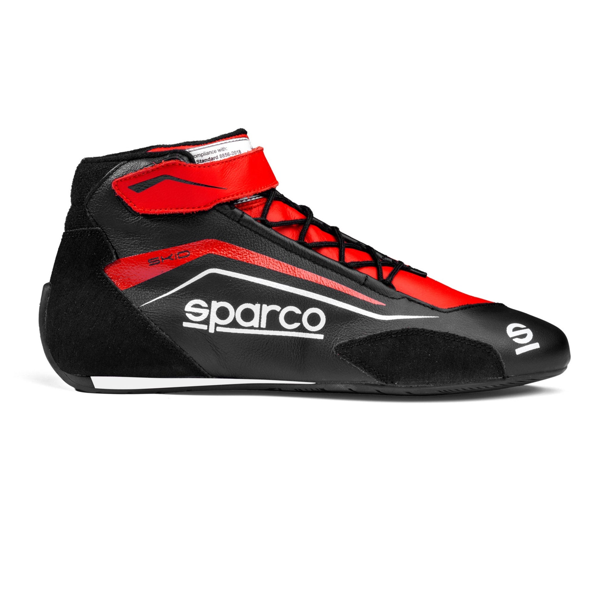INCALTAMINTE RACING, GHETE DE CURSE SAU COMPETITIE, SPARCO SKID V02, OMOLOGARE FIA 8856-2018 | SFI 3.3/5