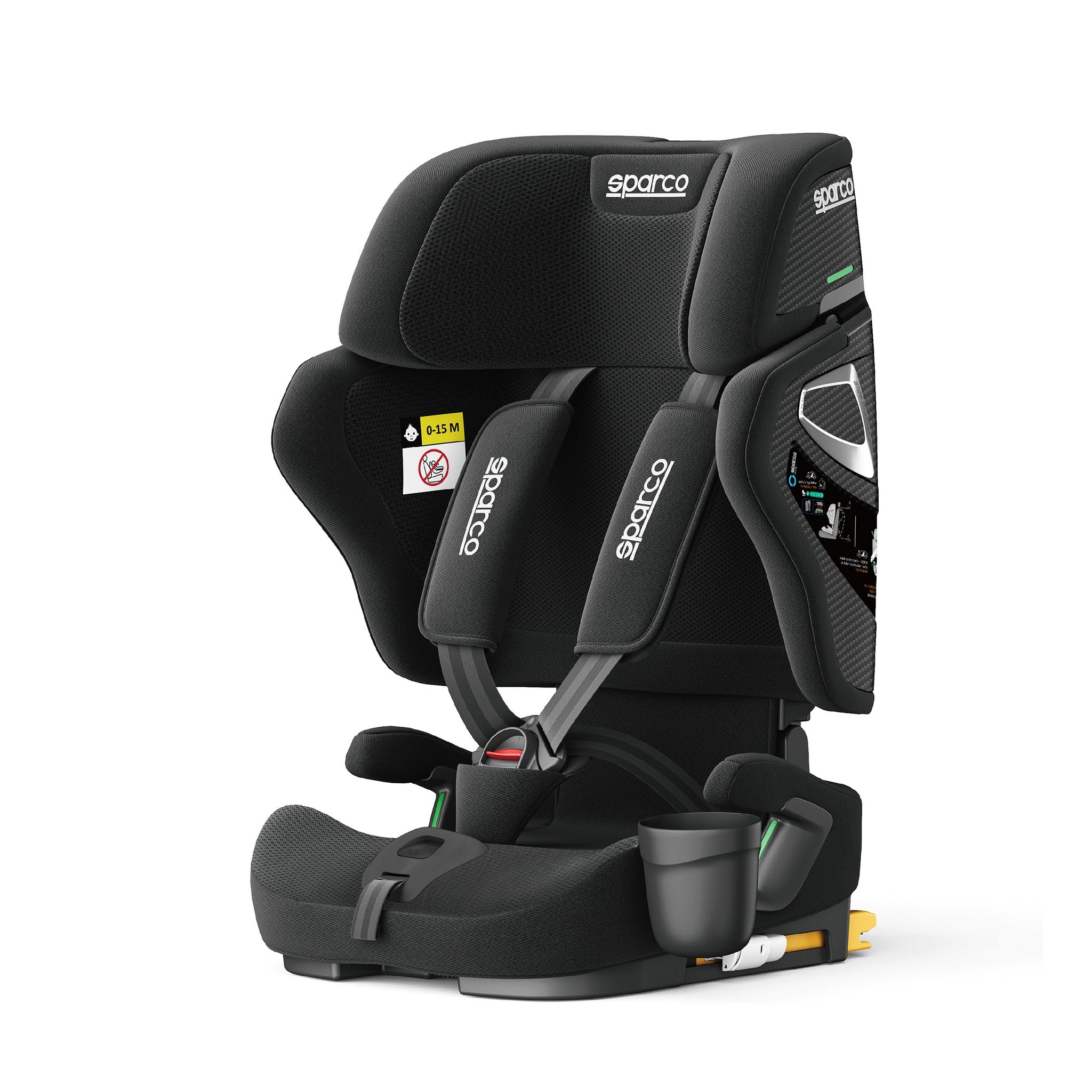 SCAUN AUTO COPII SPARCO SK8000I ISOFIX PENTRU INALTIME 76-150 CM, VARSTA 9 LUNI-12 ANI (ECE R129/03)