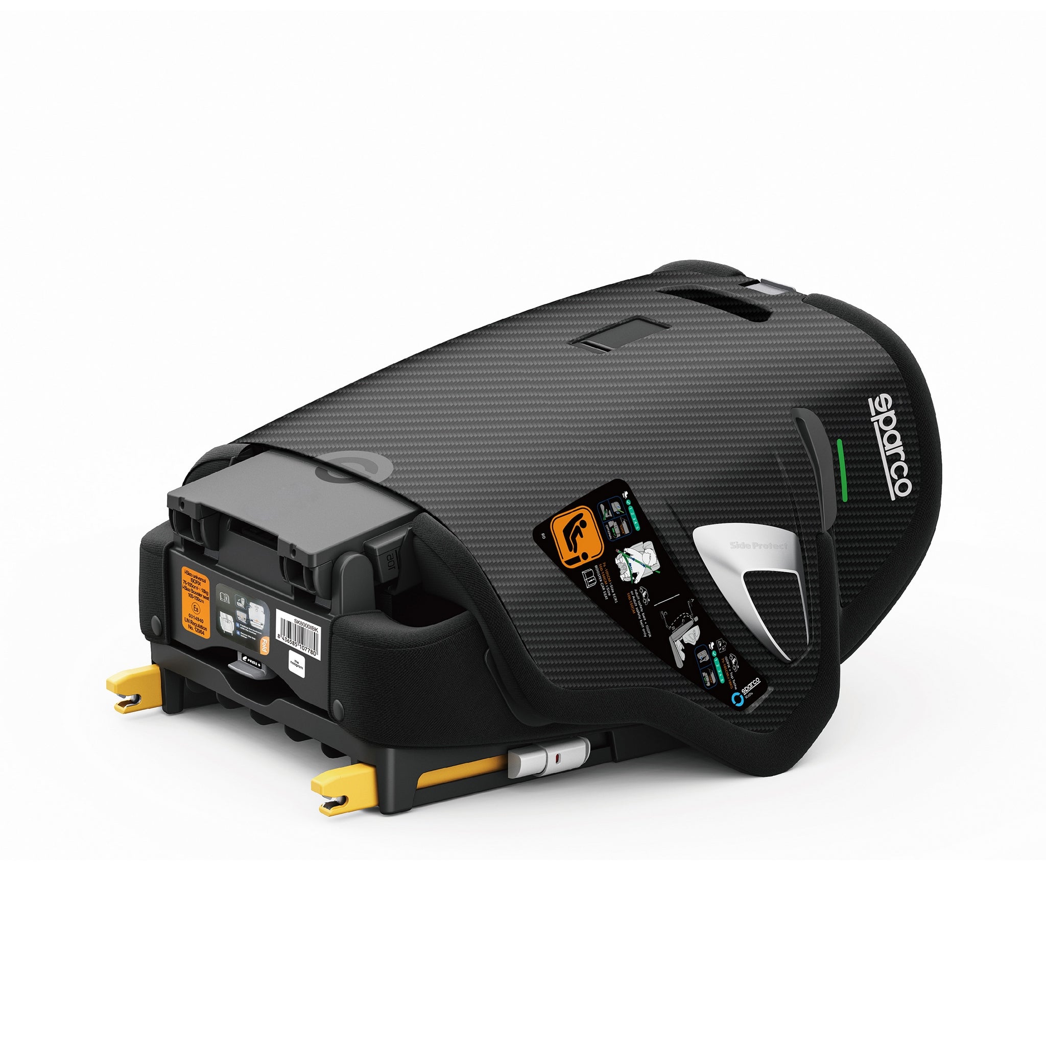 SCAUN AUTO COPII SPARCO SK8000I ISOFIX PENTRU INALTIME 76-150 CM, VARSTA 9 LUNI-12 ANI (ECE R129/03)