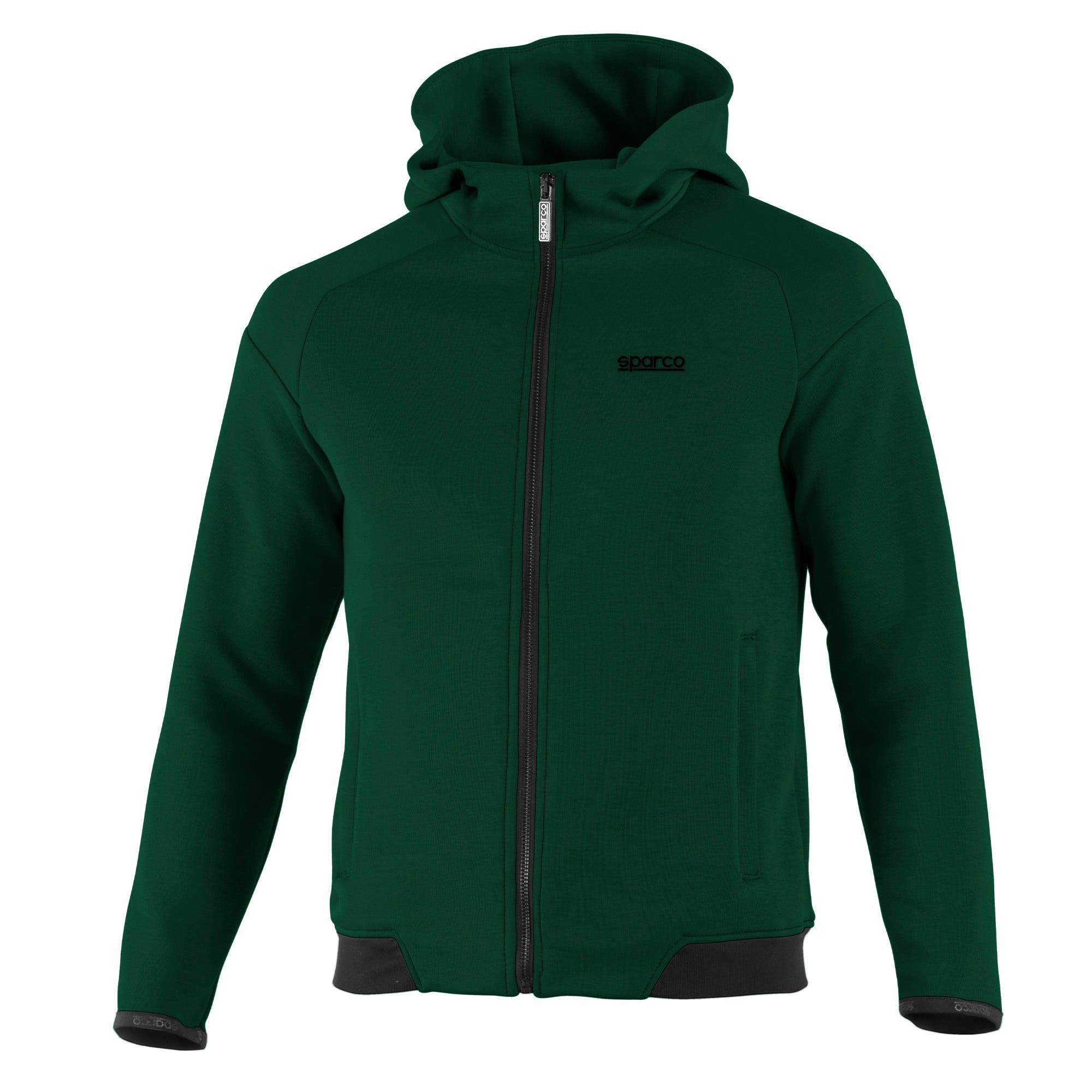 HANORAC SPARCO FULL ZIP SWEATSHIRT, CU GLUGA SI FERMOAR