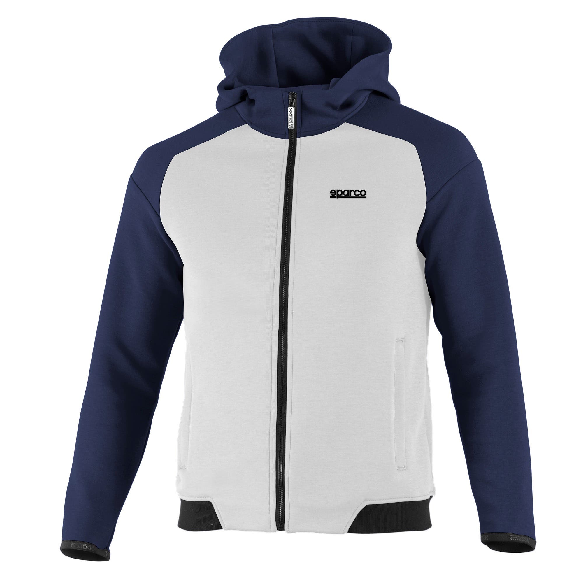 HANORAC SPARCO FULL ZIP SWEATSHIRT, CU GLUGA SI FERMOAR