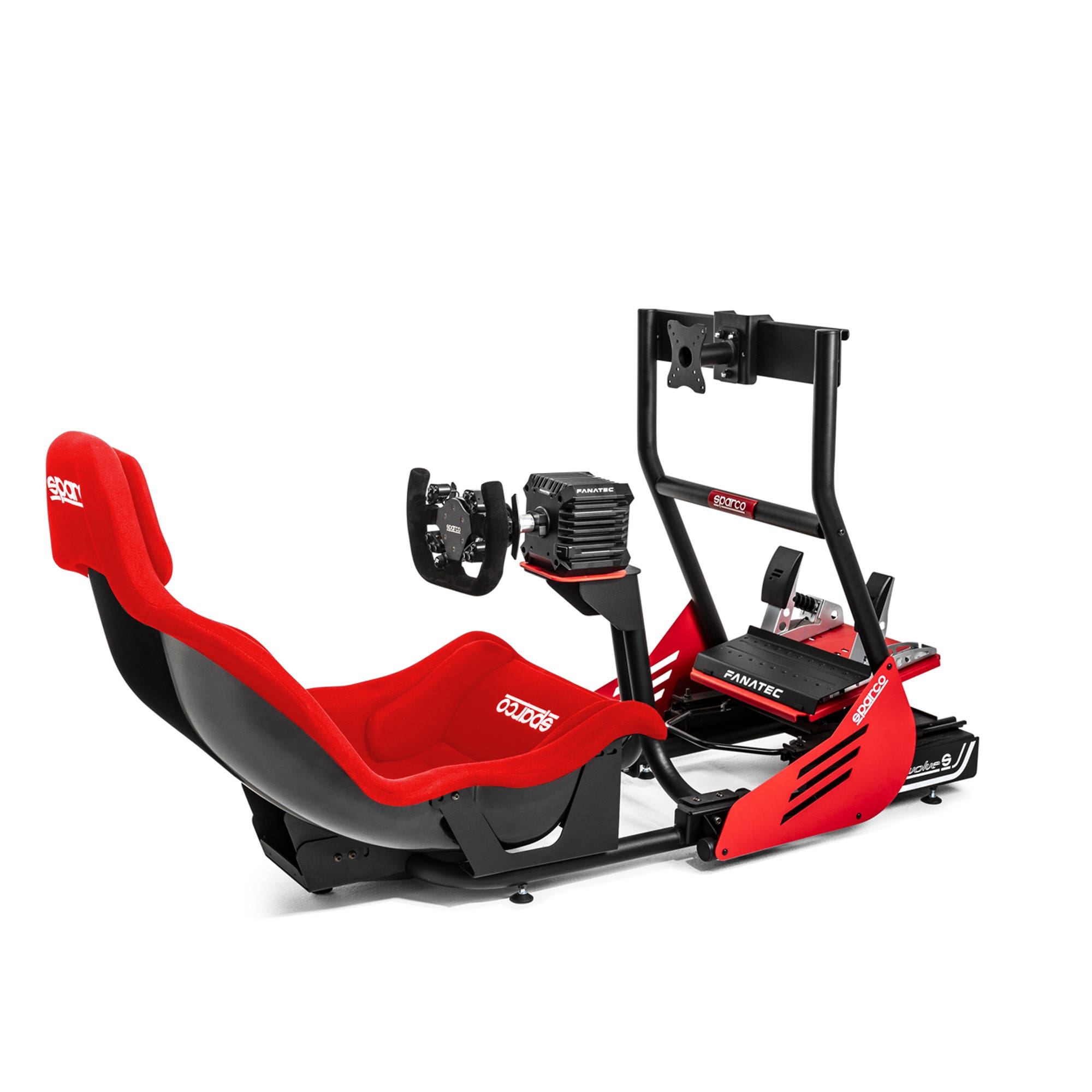 SIMULATOR SPARCO EVOLVE GP RIG I (CADRU, BAZA GP, SCAUN GP, VOLAN, FANATEC SIM KIT PRO)