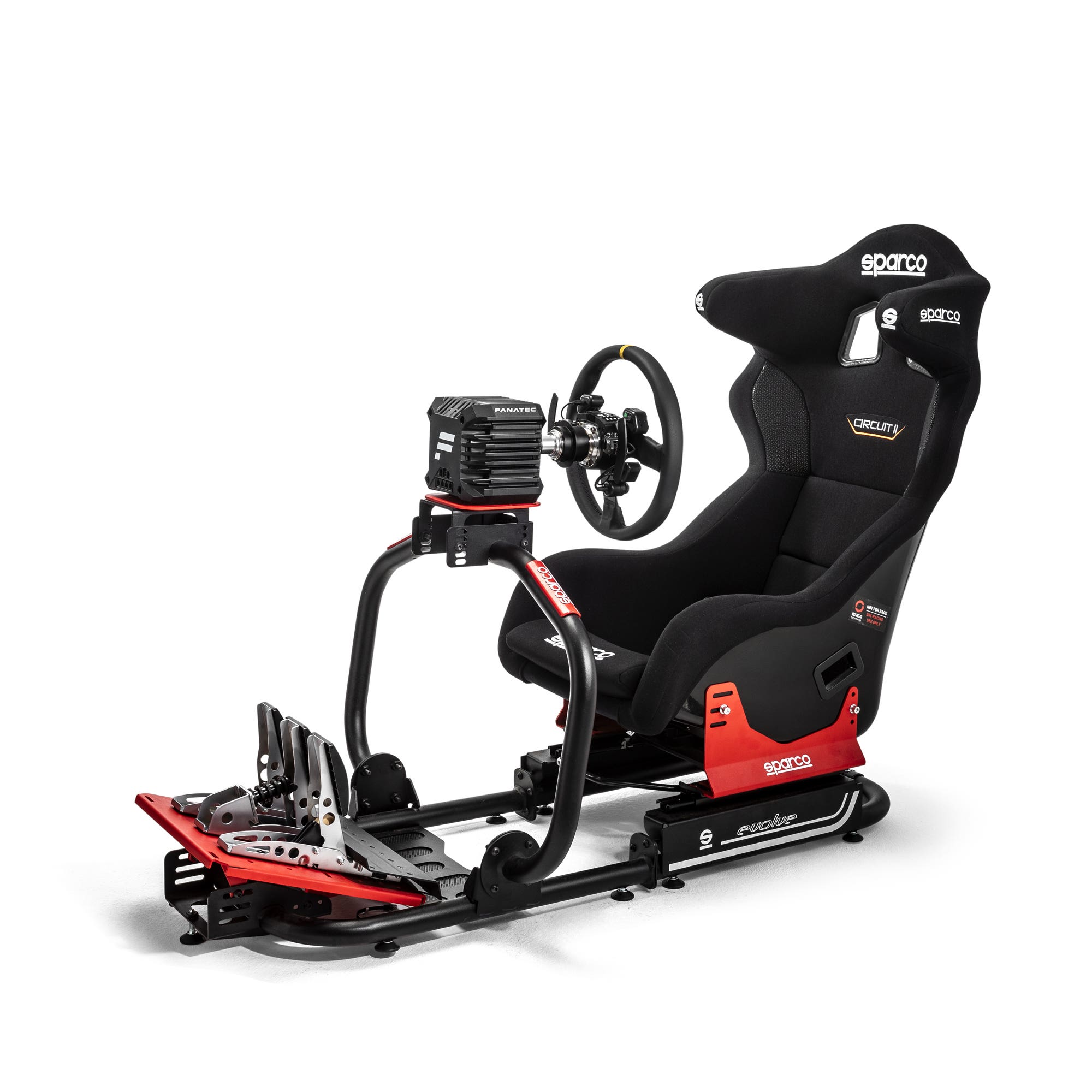 SIMULATOR SIMULATOR DE RALLY SI GT SPARCO GT-R RIG I (SCAUN CIRCUIT II GAMING, SASIU, KIT FANATEC PRO, VOLAN P330))