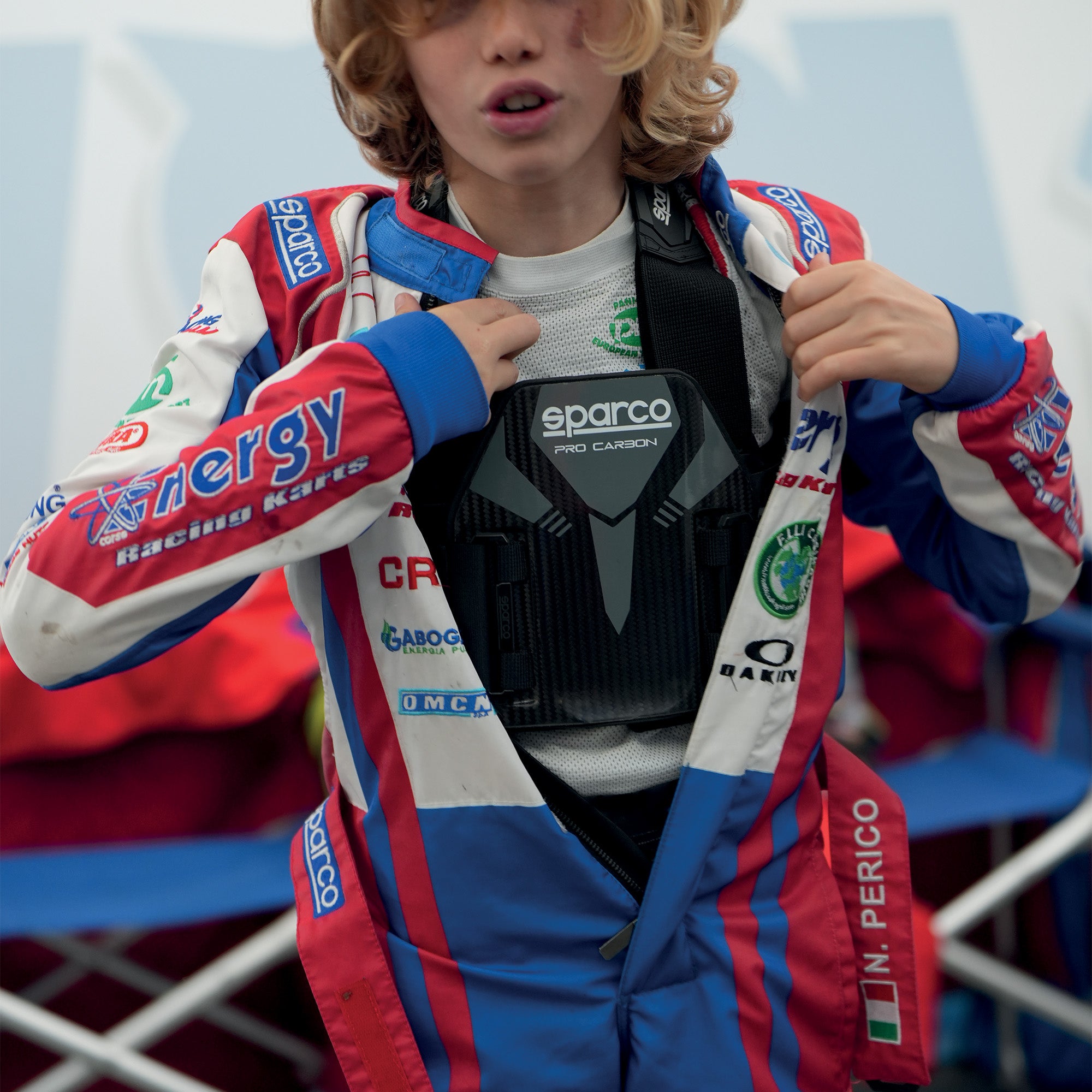 VESTA PROTECTIE KARTING, PENTRU COASTE, SPARCO PRO-CARBON, OMOLOGARE FIA 8870-2018