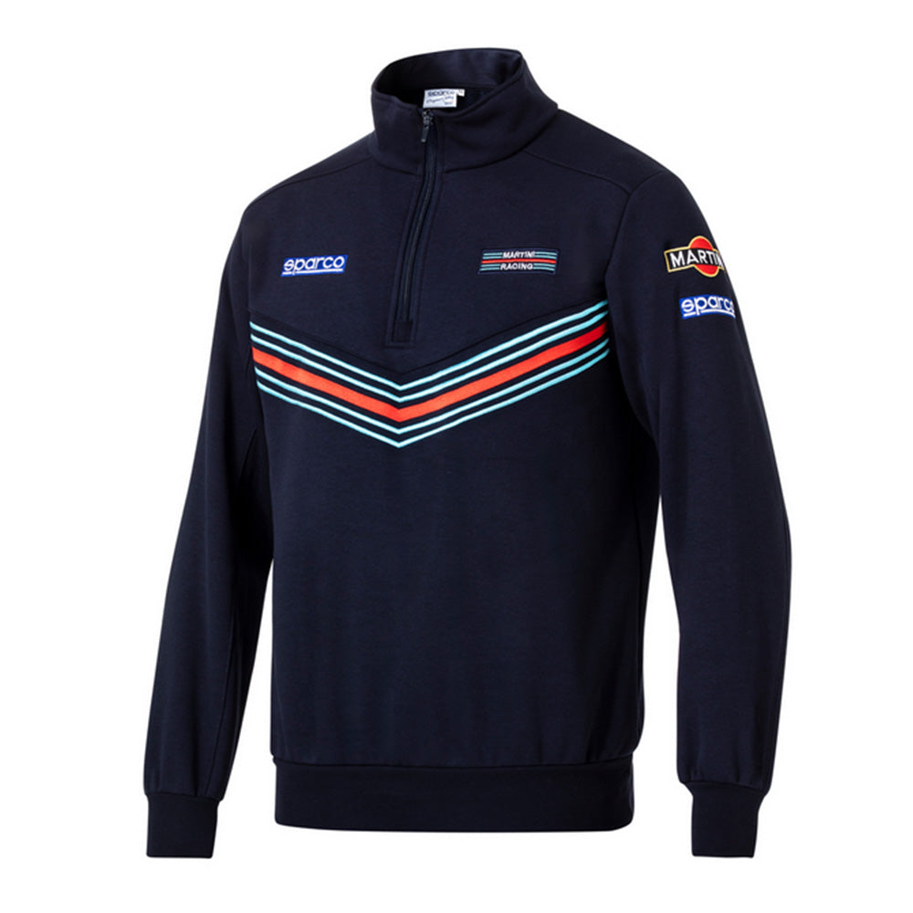 HANORAC SPARCO HALF ZIP SWEATSHIRT MARTINI RACING