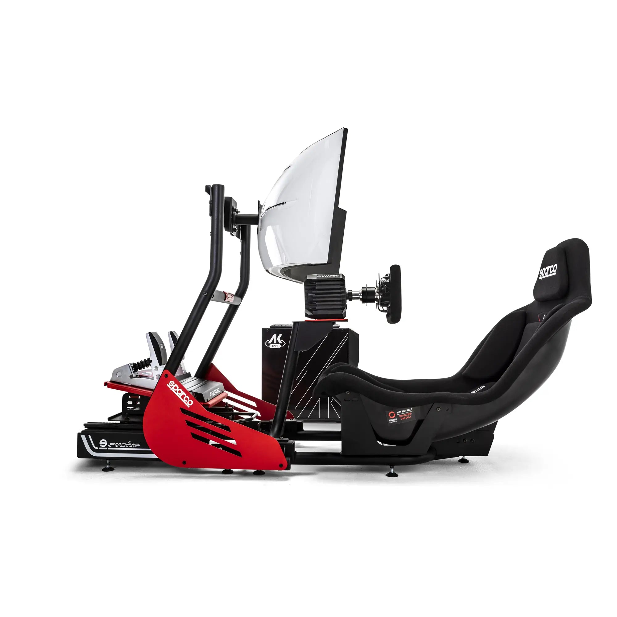 SIMULATOR SPARCO FORMULA EVOLVE GP RIG II (SASIU GP PRO, SCAUN, FANATEC SIM KIT PRO, VOLAN, PC, TASTATURA, SUPORT MONITOR, MONITOR)