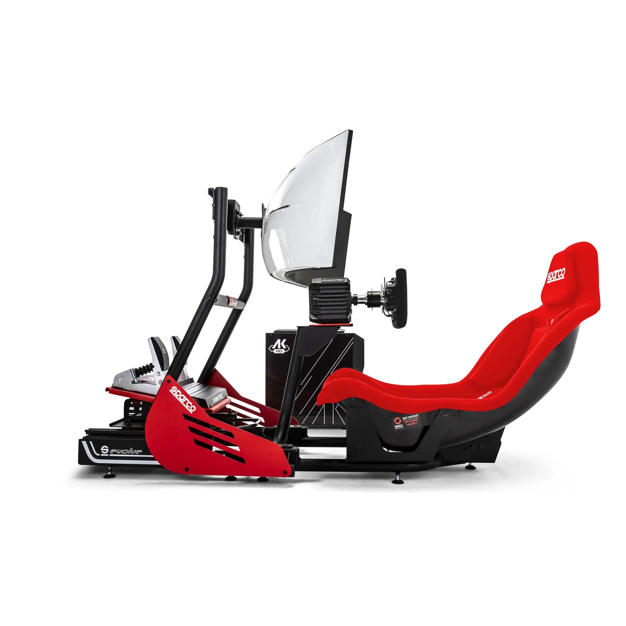 SIMULATOR SPARCO FORMULA EVOLVE GP RIG II (SASIU GP PRO, SCAUN, FANATEC SIM KIT PRO, VOLAN, PC, TASTATURA, SUPORT MONITOR, MONITOR)