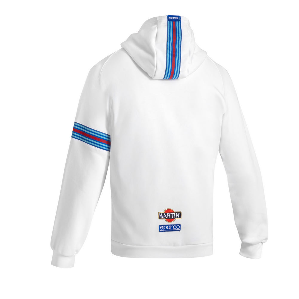 HANORAC SWEATSHIRT CU GLUGA SI FERMOAR SPARCO FULL ZIP MARTINI RACING