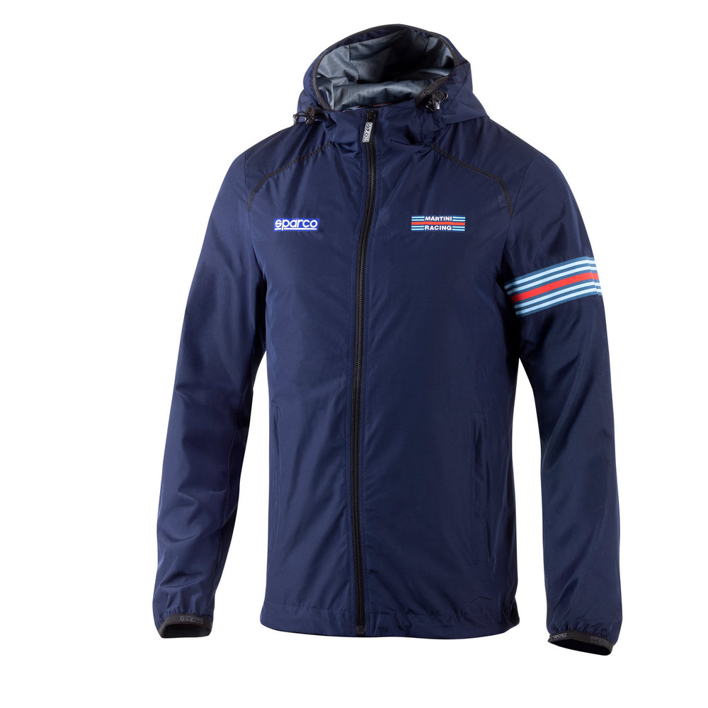 JACHETA SPARCO SL WINDBREAKER MARTINI RACING, CU GLUGA SI FERMOAR