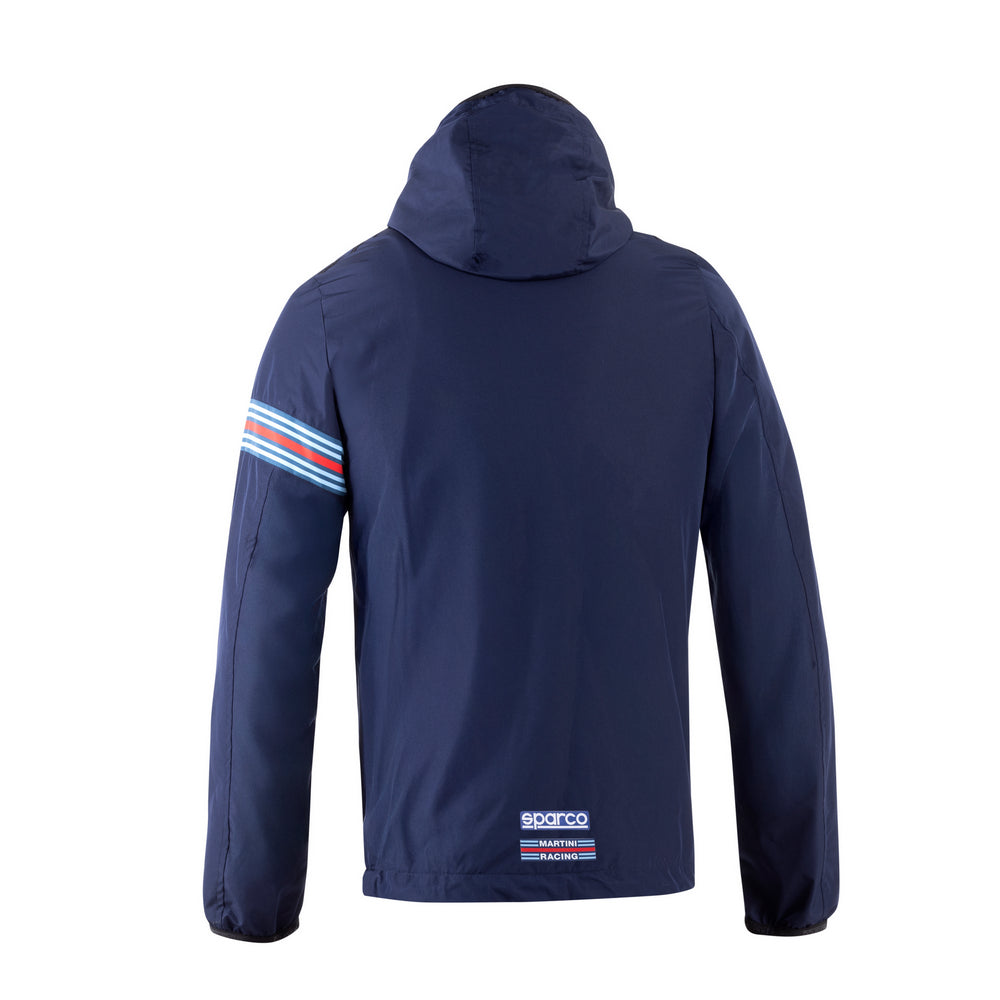 JACHETA SPARCO SL WINDBREAKER MARTINI RACING, CU GLUGA SI FERMOAR