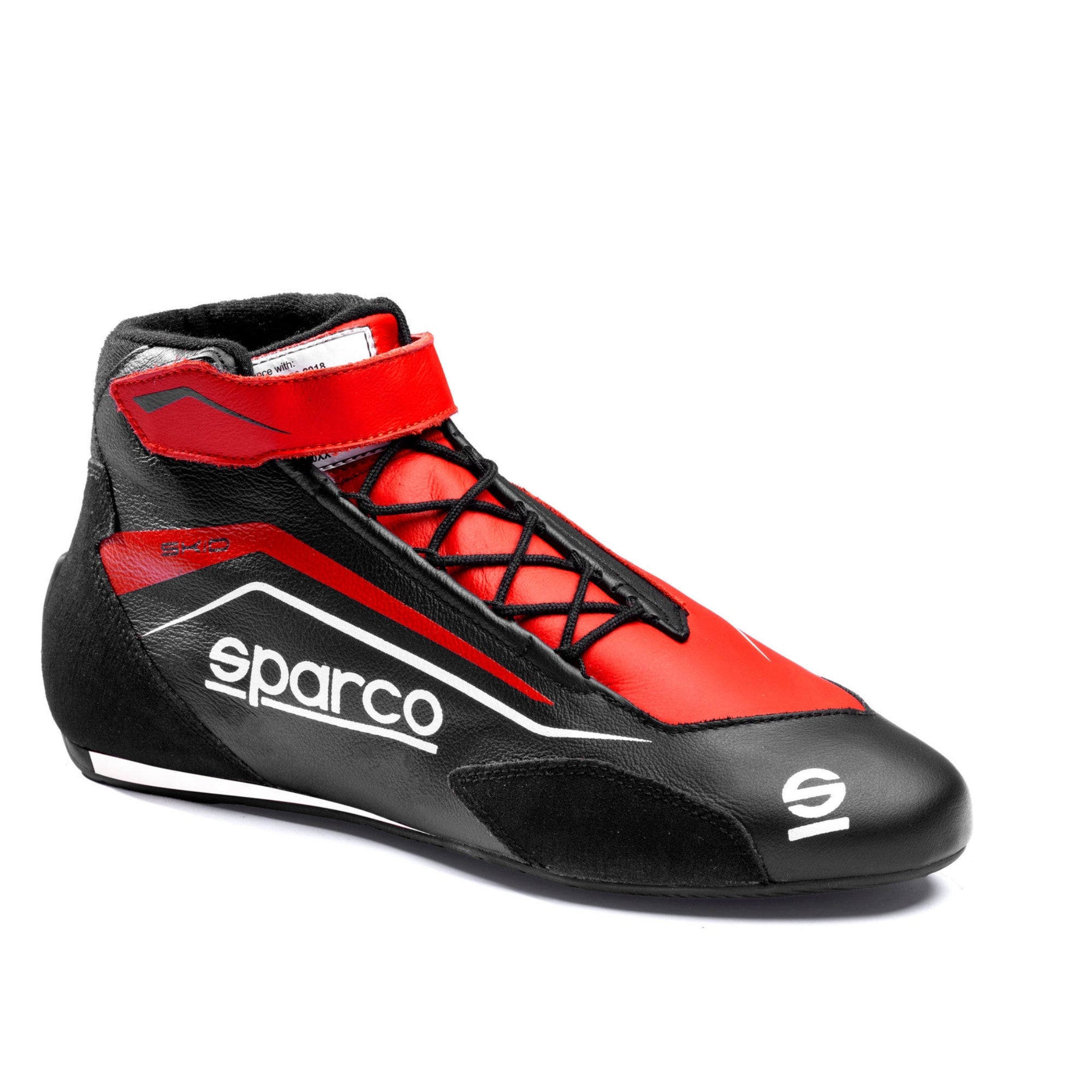 INCALTAMINTE RACING, GHETE DE CURSE SAU COMPETITIE, SPARCO SKID V02, OMOLOGARE FIA 8856-2018 | SFI 3.3/5