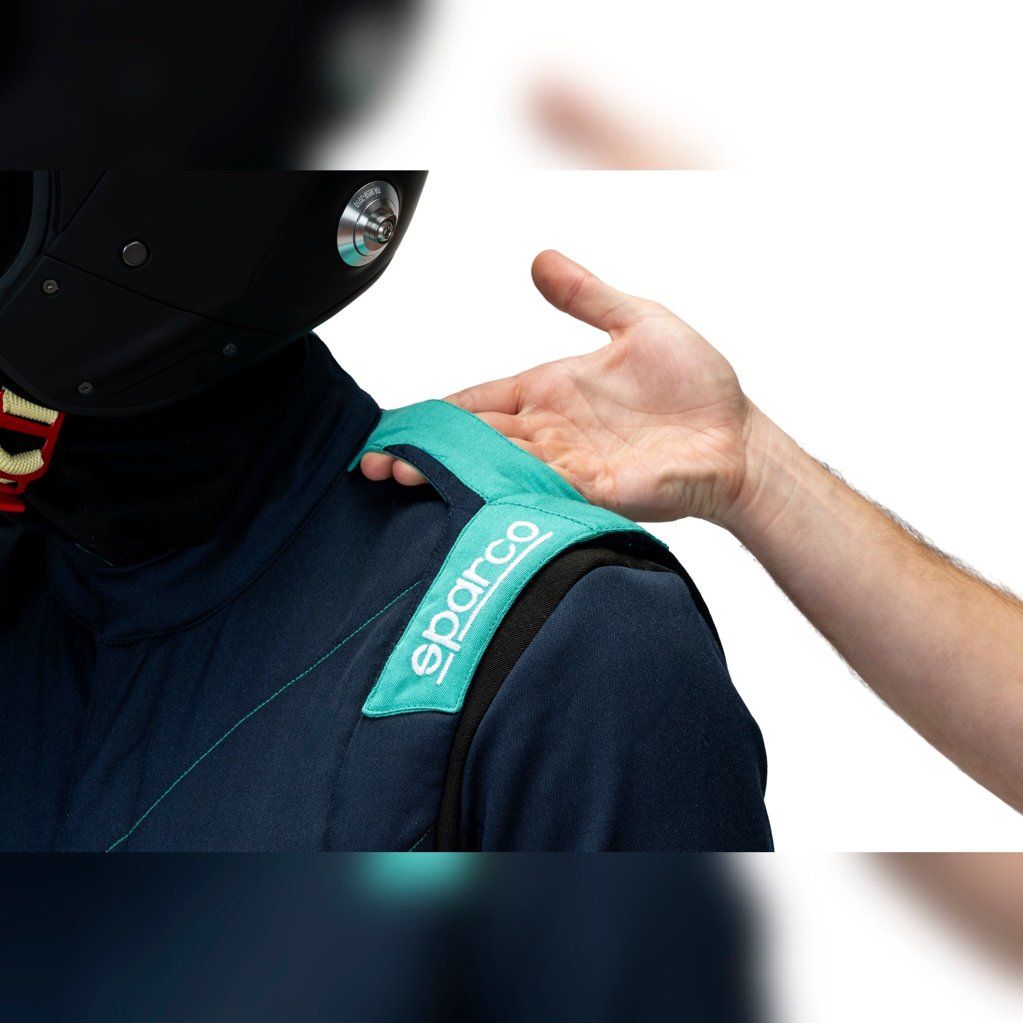 COMBINEZON RACING SPARCO SPRINT ADVANCED (R584) "ASY" (DESIGN ASIMETRIC), OMOLOGARE (FIA 8856-2018 | SFI 3.2A/5)