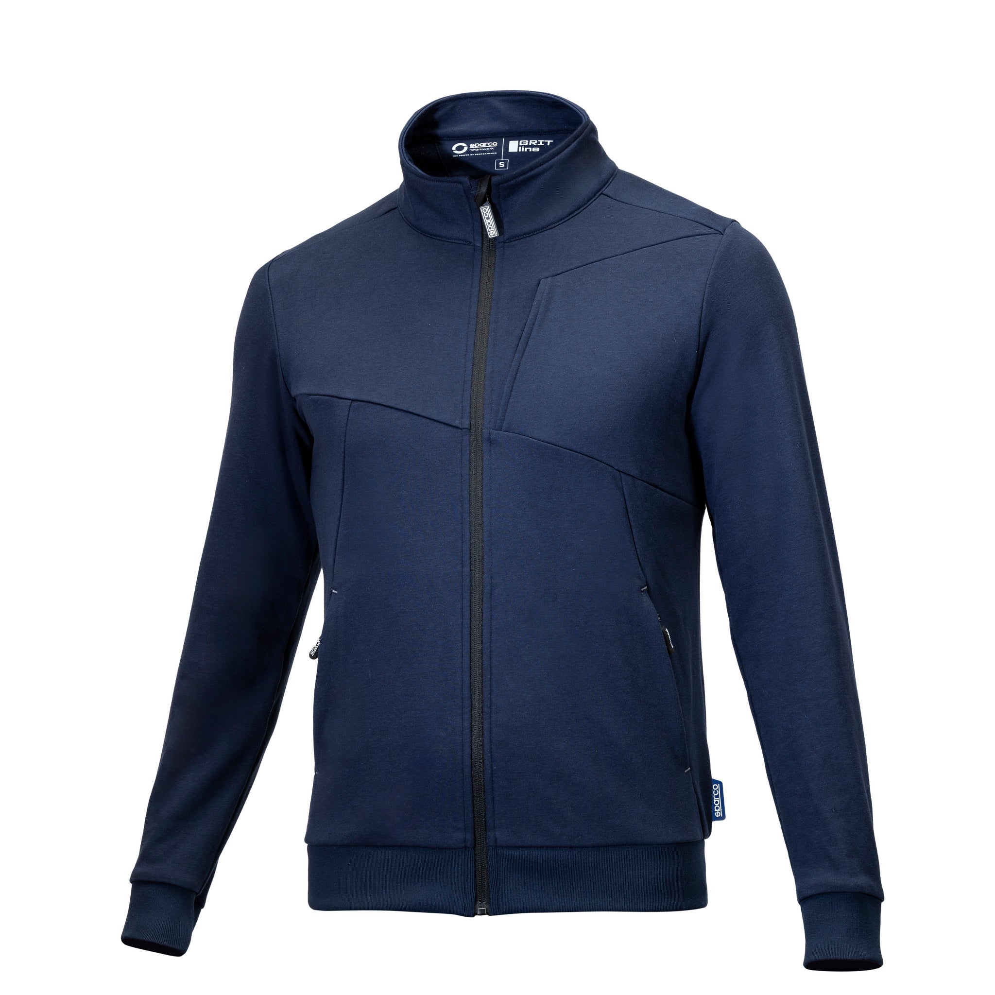 HANORAC CU FERMOAR SPARCO GRIP PLATA, IMBRACAMINTE TEHNICA DE LUCRU (EN ISO 13688:2022 - CAT.1)