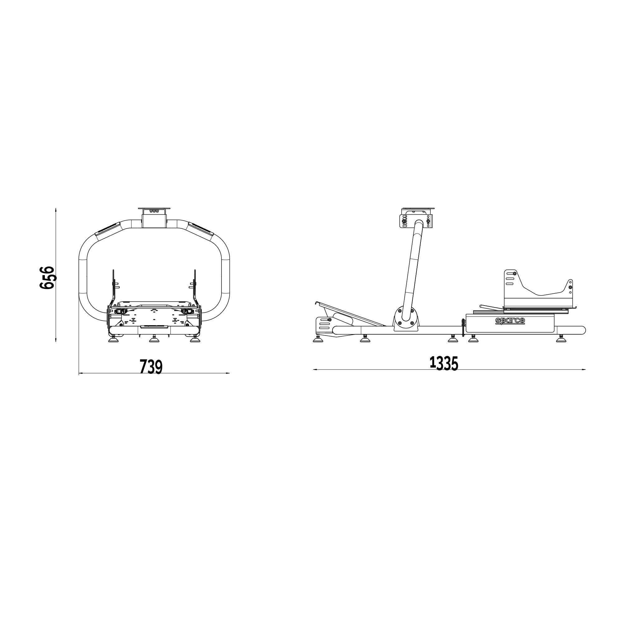 EVOLVE GT-R PRO (FRAME+PRO BRACKETS+ QRT-R SEAT) - Sparco Shop