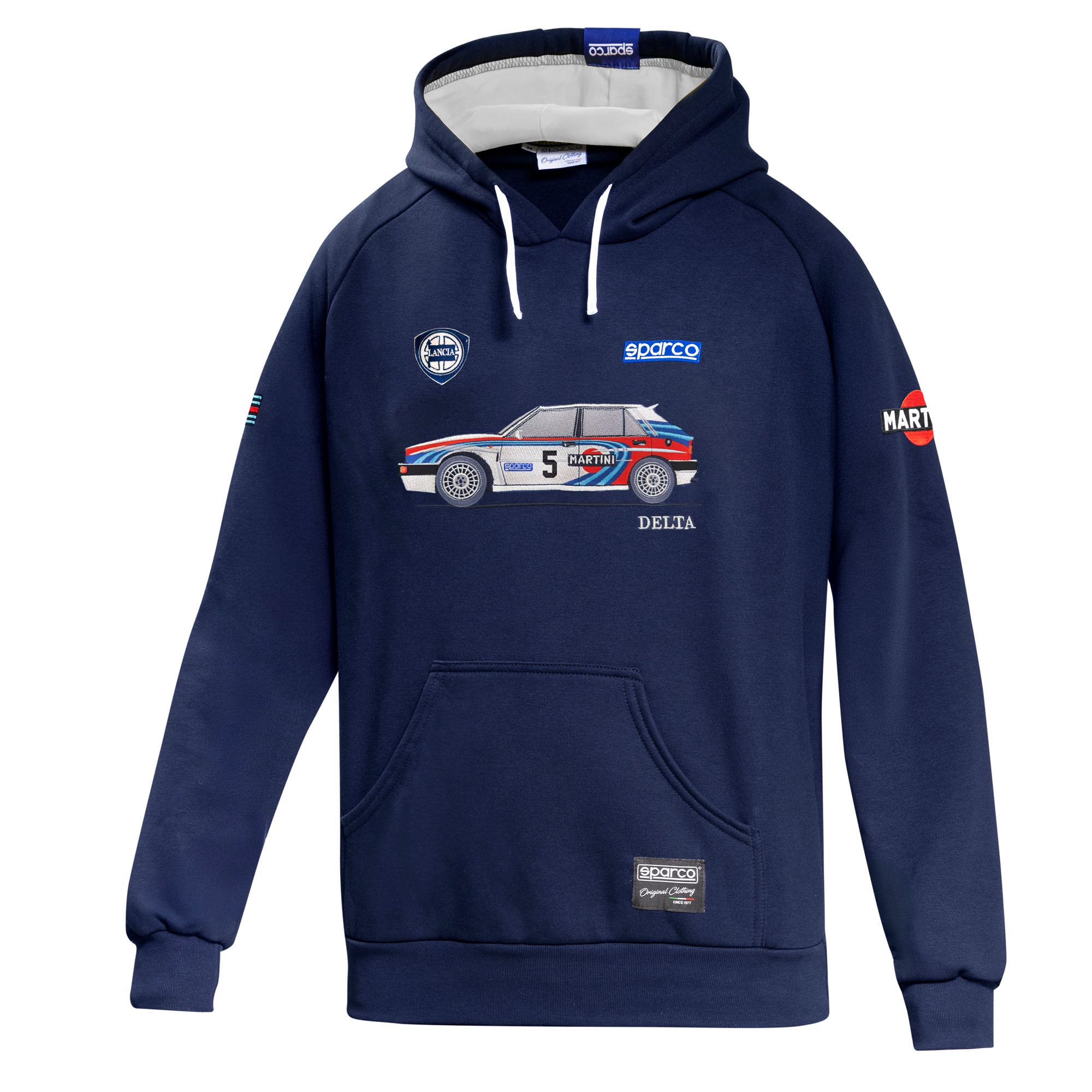 HANORAC CU GLUGA SPARCO LANCIA MR DELTA | MARTINI