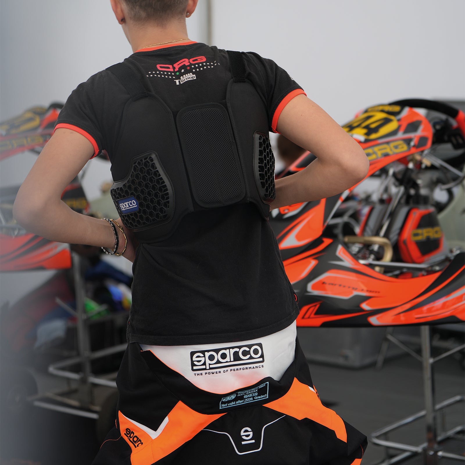 VESTA DE PROTECTIE PENTRU KARTING, SPARCO PRO SHELL